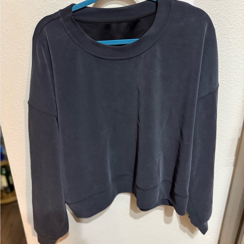 lululemon athletica Charcoal Gray Sweatshirt